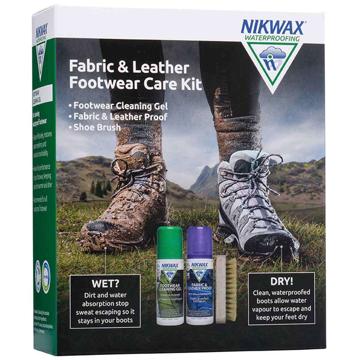 Nikwax Fabric and Leather Footwear Care Kit