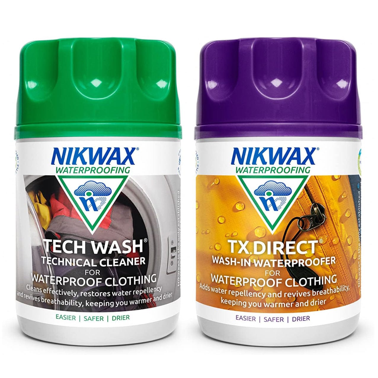 Nikwax Tech Wash & TX Direct Twin Pack 150ml
