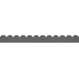 Primeur Flexi® curve Grey Rubber Scallop Lawn edging - FitfitGarden