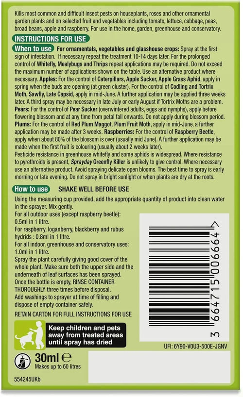 provanto greenfly killer 30ml