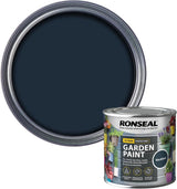 Ronseal Garden Paint, Black Bird, 250ml - FitfitGarden