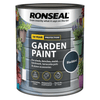 Ronseal Garden Paint, Black Bird, 750ml - FitfitGarden