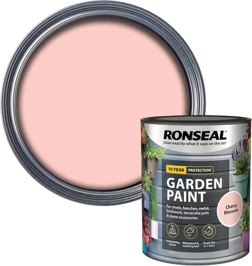 ronseal garden paint cherry blossom 750ml