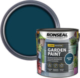 Ronseal Garden Paint Midnight Blue 2.5L - FitfitGarden