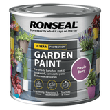 Ronseal Garden Paint, Purple Berry, 250ml - FitfitGarden