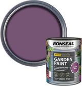 Ronseal Garden Paint, Purple Berry, 750ml - FitfitGarden