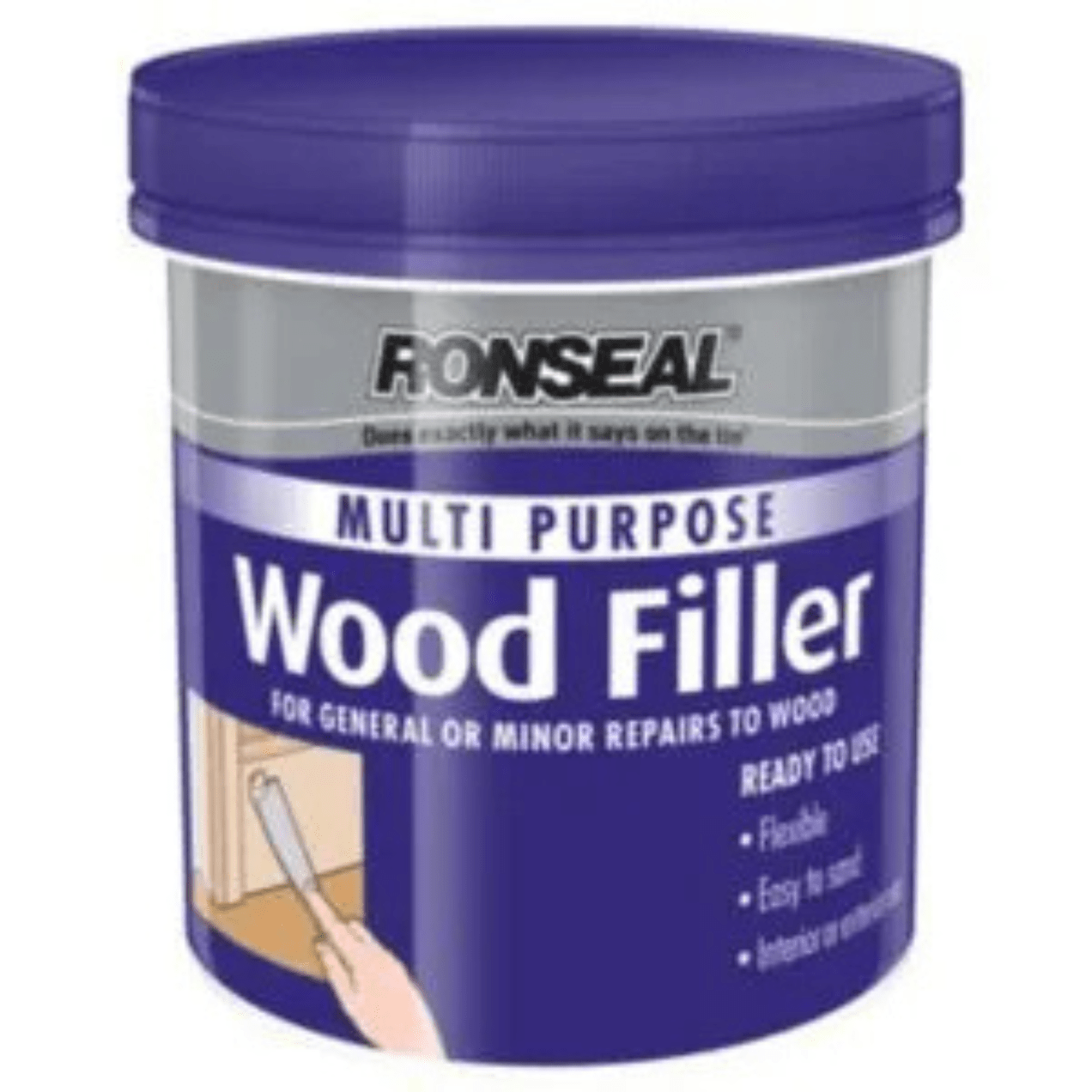 Ronseal Multi - Purpose Light Ready - Mixed Wood Filler - 460g - FitfitGarden