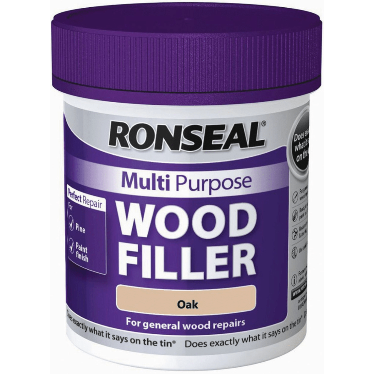 Ronseal Multi - Purpose Wood Filler - Oak, 250g - FitfitGarden