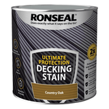 Ronseal Ultimate Decking Stain Country Oak 2.5L - FitfitGarden
