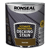 Ronseal Ultimate Decking Stain, Dark Oak, 2.5L - FitfitGarden