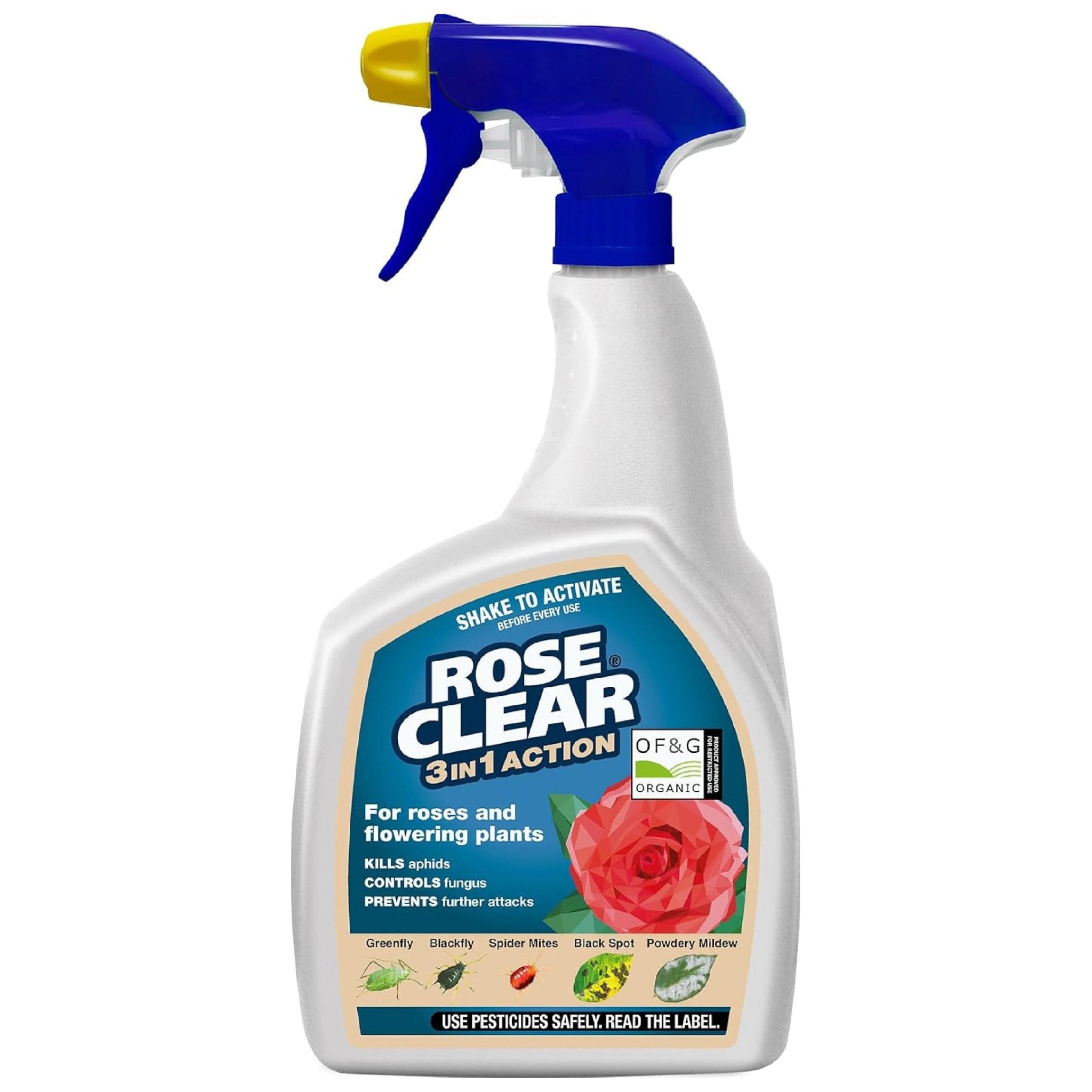 RoseClear 3 - in - 1 Plant Protection - 800ml - FitfitGarden
