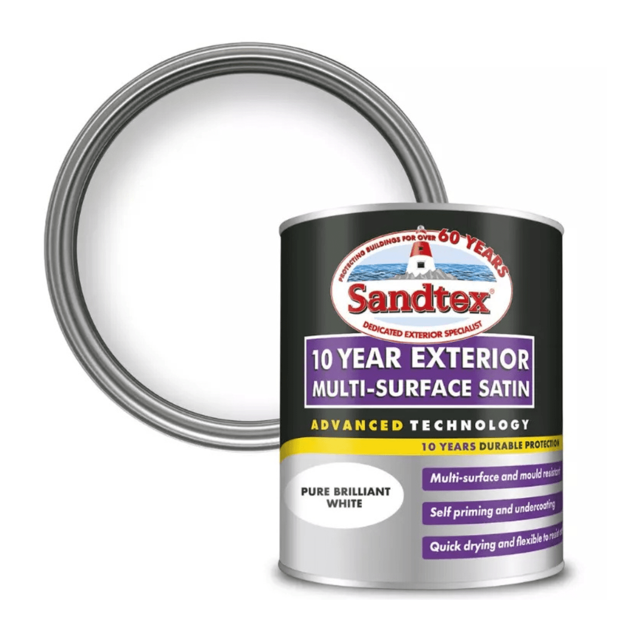 SANDTEX 10 YEAR MULTI SURFACE QD SATIN PBW 750ML - FitfitGarden