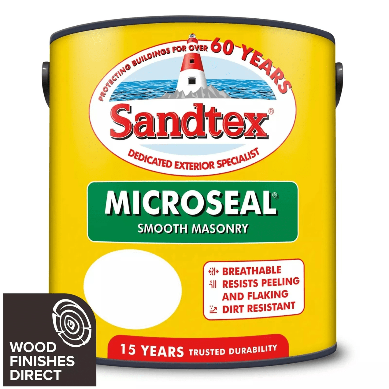 Sandtex Microseal Ultra Smooth Exterior Masonry Paint 5L - FitfitGarden