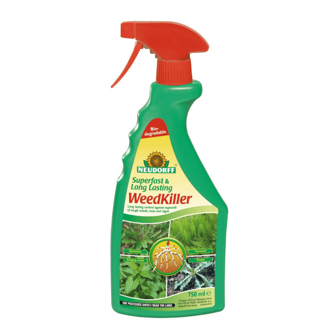 Superfast & Long Lasting Weedkiller 750ml - FitfitGarden