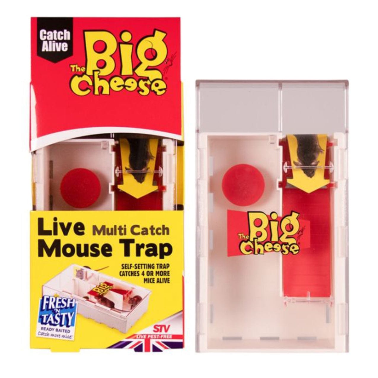 The Big Cheese® Mouse trap (H)44mm (W)101mm - FitfitGarden
