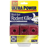 The Big Cheese® Ultra Power Block Bait Rodent Killer 6 X 20G - FitfitGarden