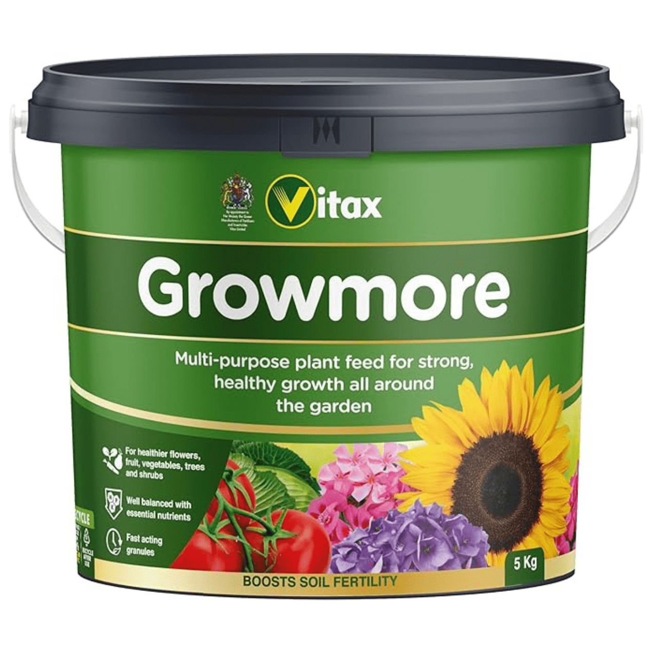 Vitax Growmore Fertiliser, 5kg - FitfitGarden