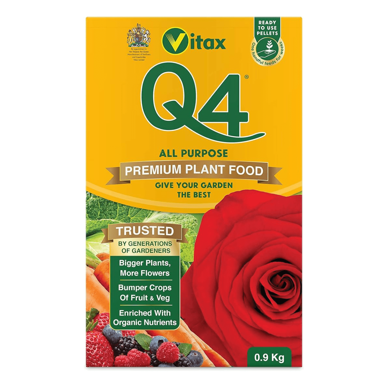 Vitax Q4 Fertiliser 0.9kg - FitfitGarden