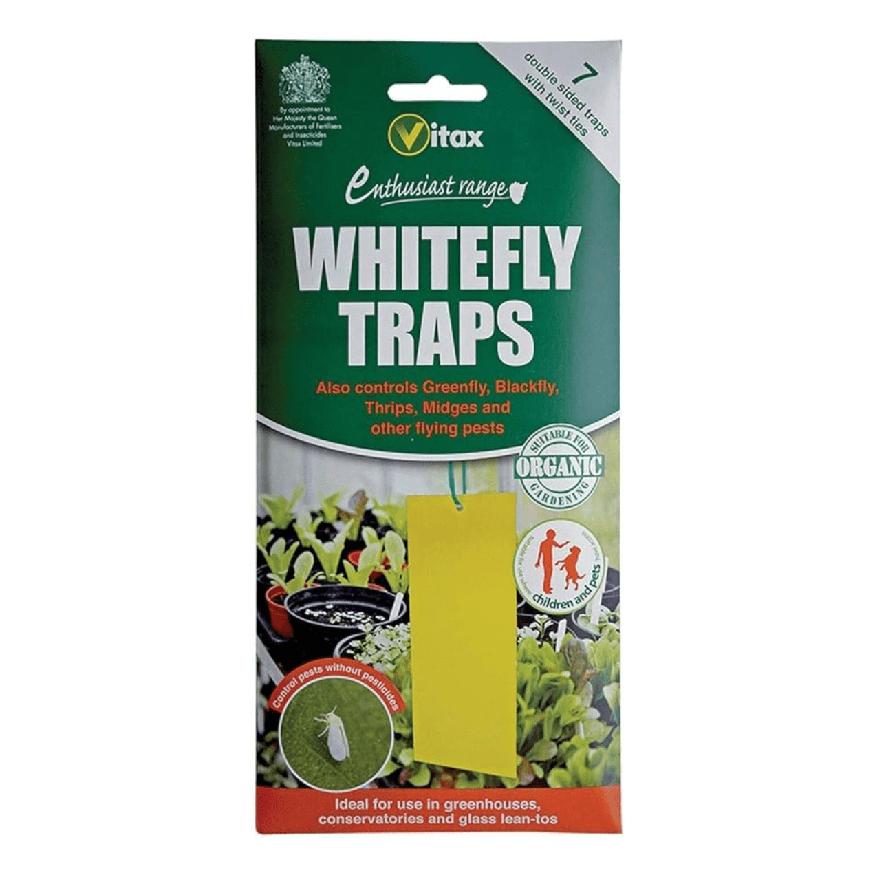Vitax Whitefly Traps – 7 Pieces - FitfitGarden