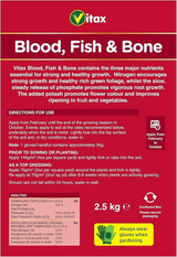buy vitax blood fish and bone feed 2.5kg UK