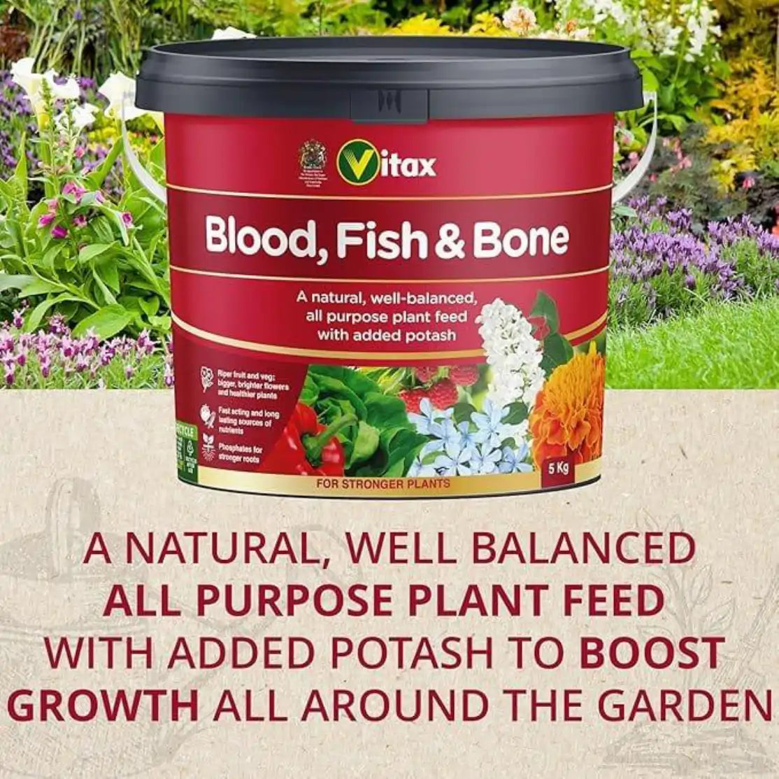 vitax blood fish and bone fertiliser 5kg