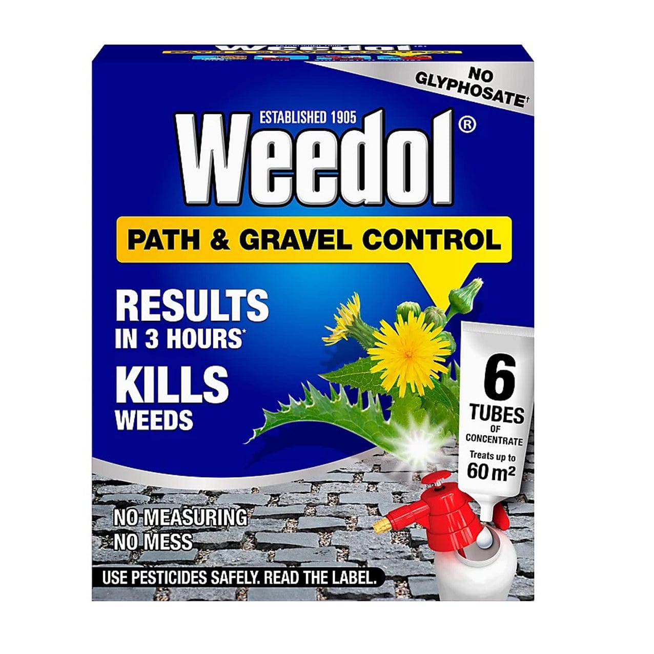 Weedol Path & Gravel Concentrated Weed Killer Liquid Concentrate 6 Tubes | Weedol® - FitfitGarden