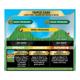 Westland Herbicide Free Triple Care Lawn Feed, Tough On Weeds & Moss, 350qm Bag - FitfitGarden