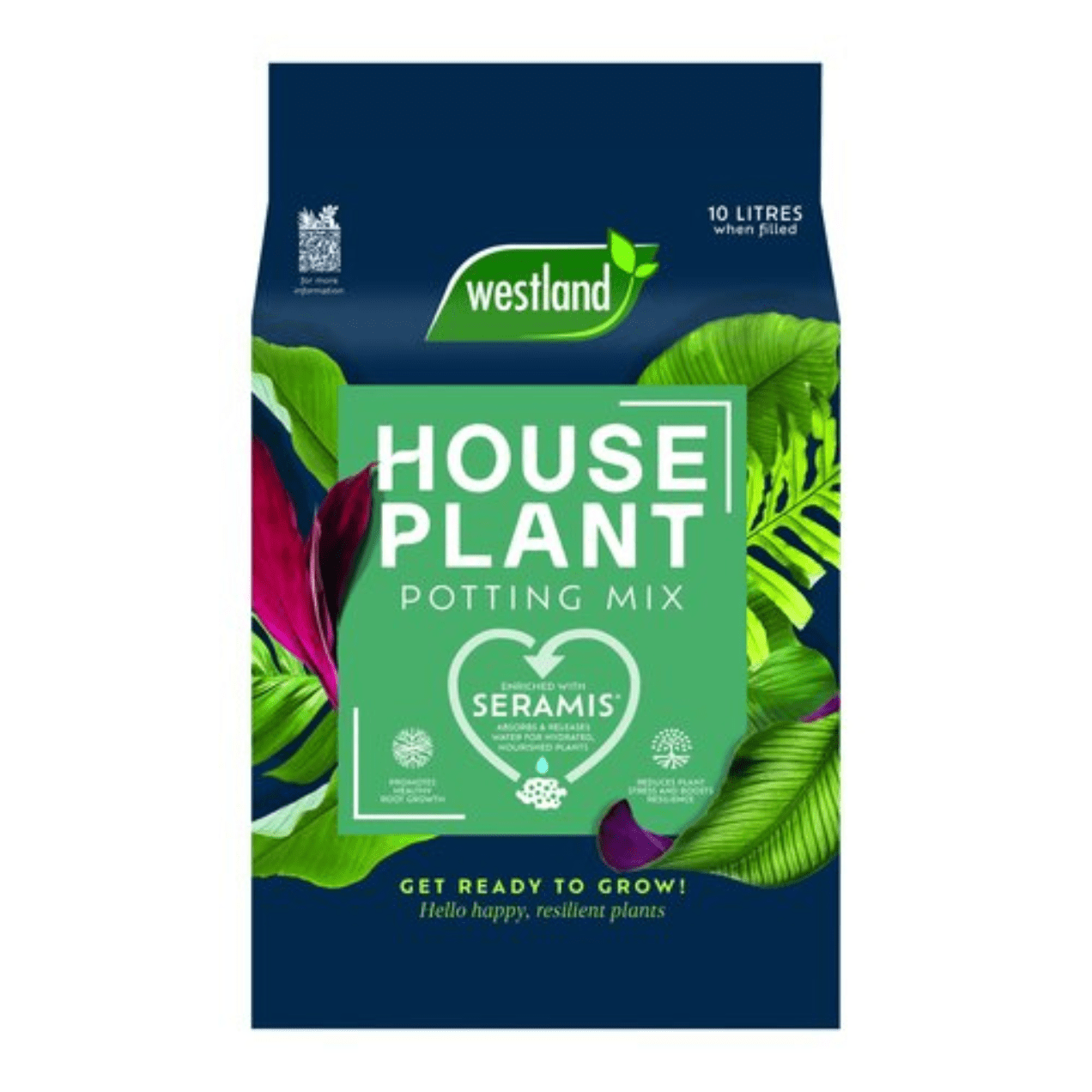 Westland Houseplant Potting Mix – Peat Free, 10L - FitfitGarden